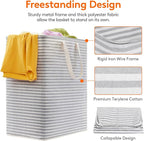 Lifewit 3 Pack Laundry Hamper Large Collapsible Laundry Baskets, Freestanding - Image 2