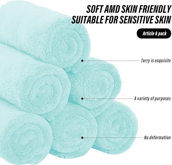 MOONQUEEN 6 Pack Premium Hand Towels - Image 7