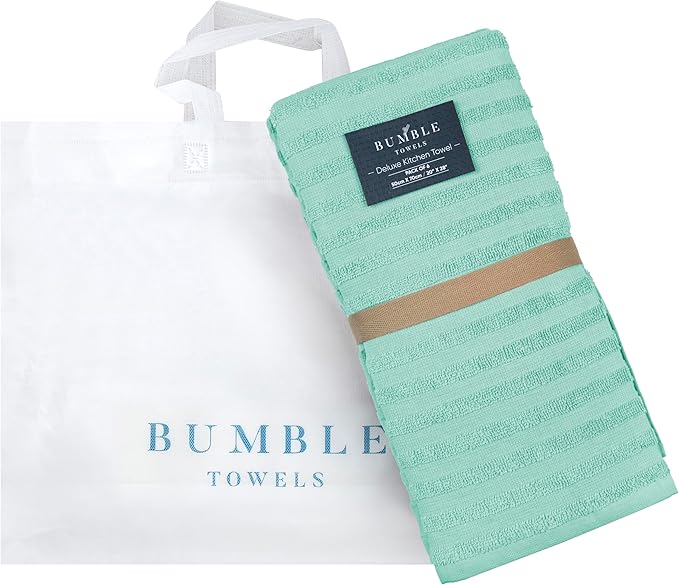 Premium Kitchen Towels | Large Cotton Dish Towels 400 GSM | Highly Absorbent - Image 4