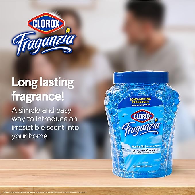 Clorox Fraganzia Crystal Beads Air Freshener Twin Pack, Long Lasting Room - Image 4