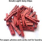 LWR CRAFTS Wooden Small Clothespins 1-7/8" 4.8cm 50 Pieces Per Pack - Image 2