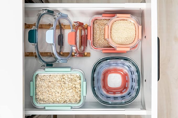 Ello Duraglass Mixed Meal Prep Sets Leak-Proof Glass Food Storage Containers - Image 6
