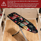 Nuxovilar Ironing Board Covers Winter Dogs in Sweaters Pattern Polyester 15x54 - Image 4