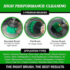 Drillbrush Green Kitchen Drill Brush Set – Drill Powered Cleaning Tools - Image 2
