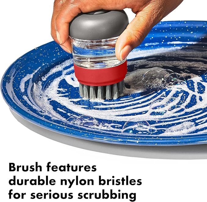 OXO Outdoor Soap Dispensing Dish Brush - Image 6