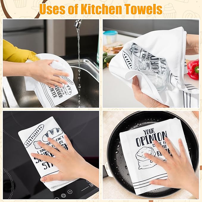 R HORSE Funny Baking Kitchen Dish Towels - Image 5