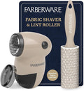 Farberware Fabric Shaver & Lint Remover Set – Battery Operated Sweater Shaver by BestBrands