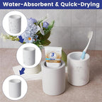 Drying Stone Toothbrush Holder, Diatomite Toothbrush Holders - Image 5