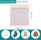 4Pcs Durable Cotton Mesh Laundry Bags - Image 2
