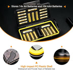 KIWIFOTOS 24 Slots AA AAA Battery Case Holder - Image 4