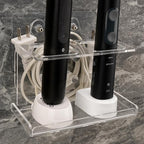 Electric Toothbrush Holder Wall Mounted, Electric Toothbrush Cord Organizer by LUEXBOX