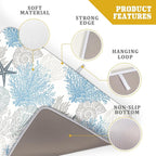 Coastal Blue Gray Dish Drying Pad 18 x 24 Inch - Image 4