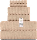 Classic Turkish Towels CTT Luxury 6 Piece Towel Set, 100% Turkish Cotton by ClassicTurkishTowels