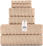 Classic Turkish Towels CTT Luxury 6 Piece Towel Set, 100% Turkish Cotton by ClassicTurkishTowels