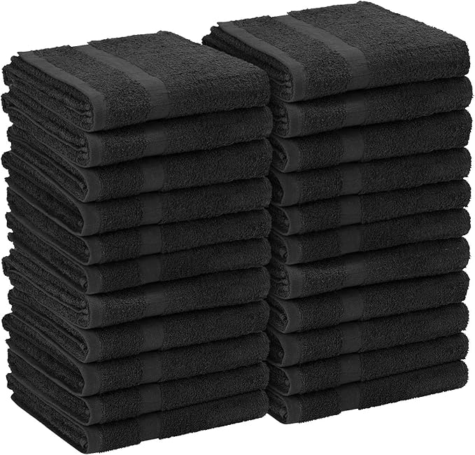 Utopia Towels Black Salon Towels, and Home Hair Care - Image 2