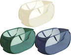 3 Pcs popup laundry hamper Sturdy Large Capacity collapsible laundry basket by NarangOrnt