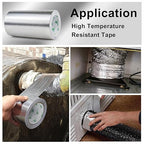 BOMEI PACK Adhesive Aluminum Foil Heat Shield Tape 1Pack 8inch x 66ft, Barrier - Image 8