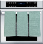Seafoam Light Sage Aqua Mineral Green Kitchen Hand Dish Towels: Oversized 28" x - Image 9