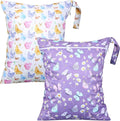 Shappy 2 Pcs Large Travel Laundry Bag Washable Waterproof Wet Dry Large Dirty by Shappy