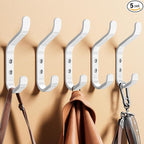 White Coat Hook for Hanging by Unknown