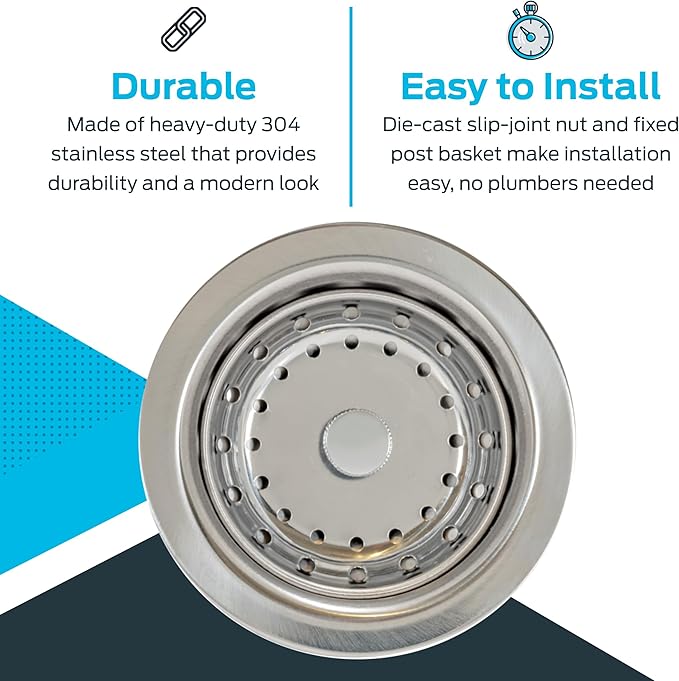 EZ-FLO Kitchen Sink Strainer - Image 4