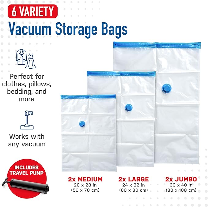 6 Pack Variety Vacuum Seal Bags - Image 3