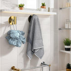 Gold Stainless Steel Wall Hooks, Heavy Duty Self-Adhesive Hooks - Image 4