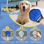 Pet Hair Removal Glove for Dogs & Cats, Electrostatic Five-Finger Hair Remover - Image 2