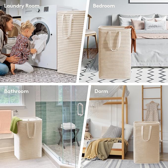 Lifewit 1 Pack Laundry Hamper Large Collapsible Laundry Baskets, Freestanding - Image 6