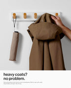 LARHN Wall Mounted Coat Rack, 16.5" - Image 3