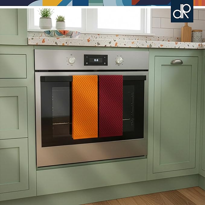 DecorRack 100% Cotton Kitchen Towels - Image 5