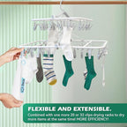 Plastic PP Drying Hanger, Anti-Rusty Drying Rack - Image 3