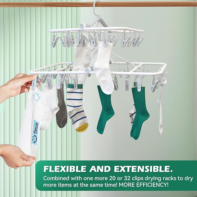 Plastic PP Drying Hanger, Anti-Rusty Drying Rack - Image 3