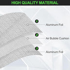 Reflective Insulation Roll 47inch x 40Ft Double Bubble Reflective Aluminum Foil - Image 3