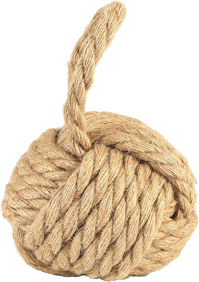Creative Co-Op Nautical Rope Knot Decorative Cotton Door Stop - Image 4