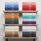 SUPERIOR Egyptian Cotton Pile Hand Towel Set of 4, Ultra Soft Luxury Towels - Image 7