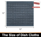 Mordimy 100% Cotton Terry Cloth Dish Cloths, Soft and Absorbent Checkered Dish - Image 6