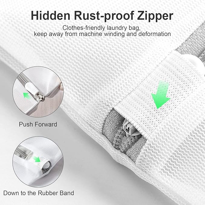 10 Pack Mesh Laundry Bags for Delicates - Image 5