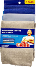 Mr. Clean Microfiber Cloths Multi-Pack 4 Pack by MrClean