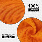 Kitinjoy 100% Cotton Kitchen Dish Cloths, 12 Pack Waffle Weave Ultra Soft - Image 2