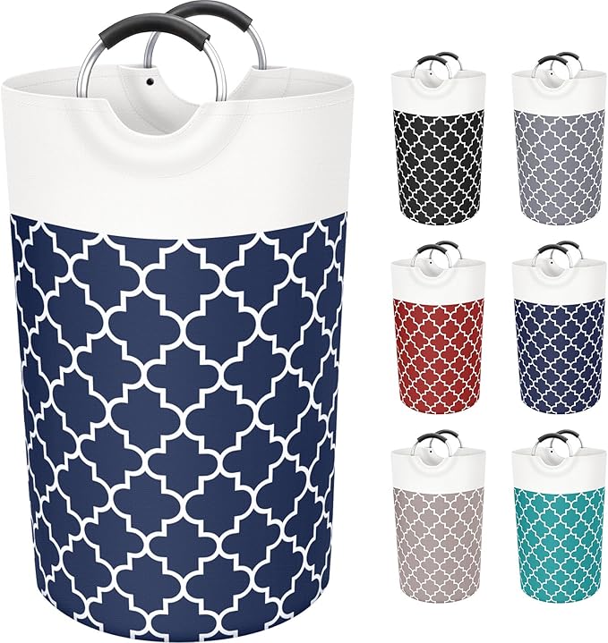 Large Laundry Basket Laundry Hamper Bag Washing Bin Clothes Bag Collapsible Tall by Fabspace