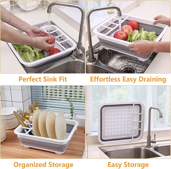 Collapsible Dish Rack for Drying Dishes - Image 4