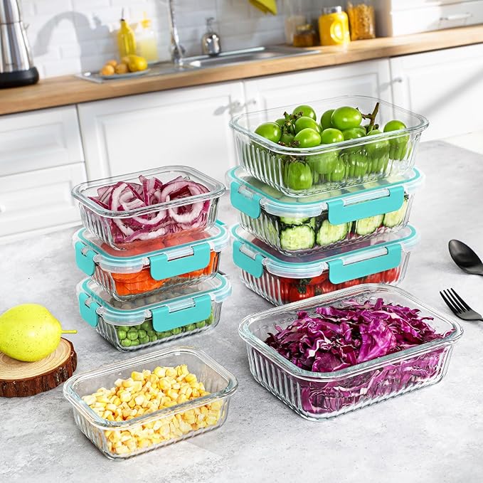 KOMUEE 10 Packs Glass Meal Prep Containers - Image 7