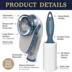 Farberware Fabric Shaver & Lint Remover Set–Battery Operated Sweater Shaver - Image 6
