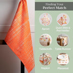 Maison d' Hermine Kitchen Towels Set of 3 100% Cotton 20" x 27.5" Reusable - Image 6