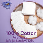 Extra Large Cotton Pads, Lint-Free Triple-Layer, Soft & Hypoallergenic - Image 4