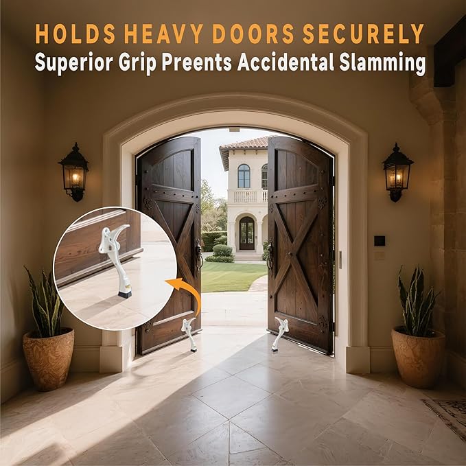 GoldPig Door Stoppers, 2 Packs Kickdown Door Stop - Image 4