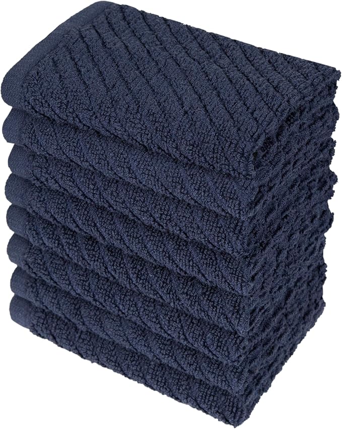 Bumble Towels Premium Kitchen Dish Cloths | 8 Pack | Diagonal Deluxe Dish Cloth - Image 5