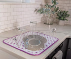 S&T INC. Absorbent, Reversible Microfiber Dish Drying Mat - Image 4