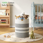 62L Striped Laundry Hamper - Image 3